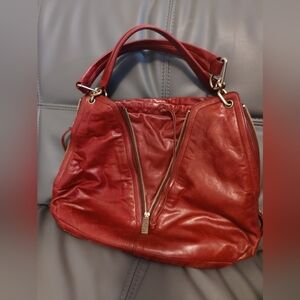 Kooba red leather purse